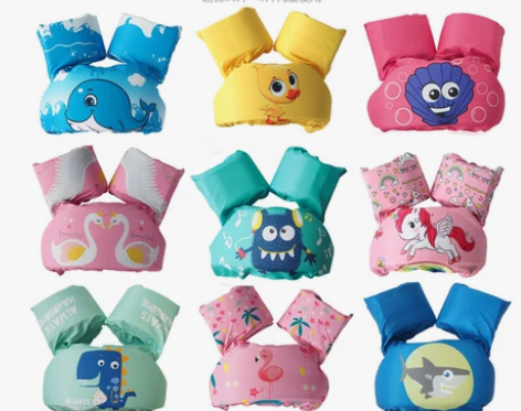 儿童游泳手臂圈幼儿宝宝学游泳装备浮圈水袖浮...