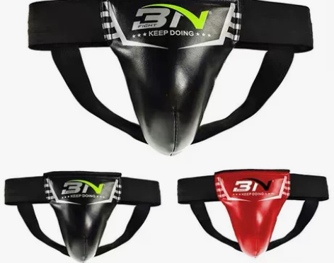 BN拳击散打护具跆拳道护裆男式搏击泰拳护档...