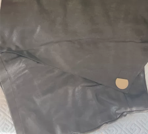 短裤女秋季2021年新款韩版高腰PU皮设计...