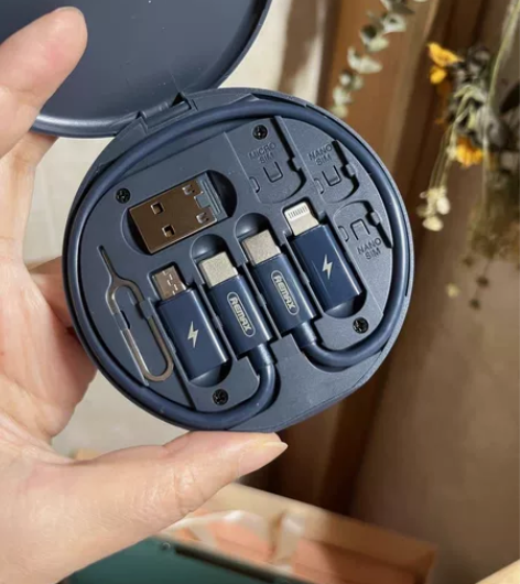 Remax睿量多功能数据线三合一60W快充...