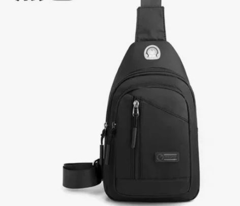 胸包男时尚男包户外斜挎包旅行牛津布单肩包男...