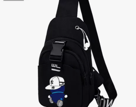 运动户外多功能腰包男女休闲大容量牛津布学生...