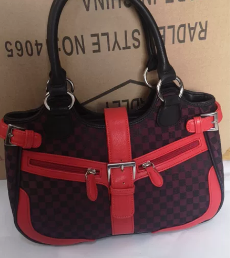 日本品牌马鬃毛编制手提包全新一个女士手拎包...