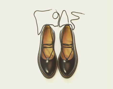 MISSMO 春秋日系新款浅口系带镂空绑带...