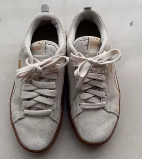 PUMA彪马女子厚底休闲鞋松糕鞋 35.5...