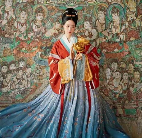 【琼羽】花朝记汉服国家宝藏×华裳九州洛神赋...