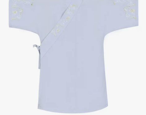如梦霓裳汉服女夏装日常短袖半臂宋袴云梦泽绣...