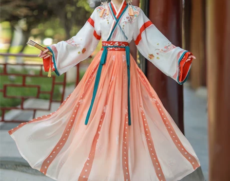 花碟梦晋制汉服女原创正品新款仙气魏晋中国风...
