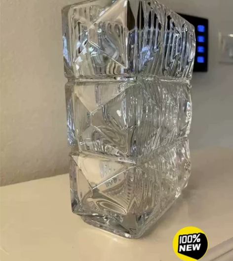 【剩10个】出口款花瓶玻璃卢索花瓶透明北欧...