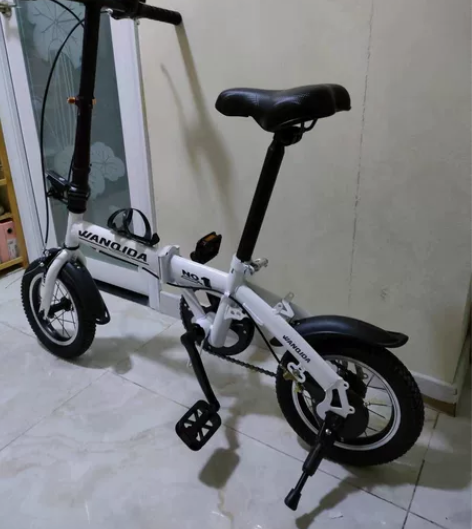 12寸可折叠自行车，买来后只骑了一次，几乎...