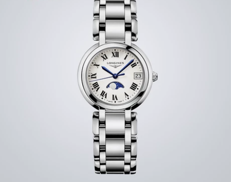 Longines浪琴 官方正品心月月相石英...