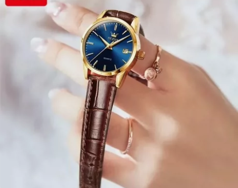 欧利时女表,公司过年发的奖品 媳妇儿没有...