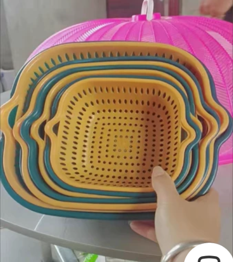 买多了不让退，全新八件套，双层塑料洗菜盆沥...