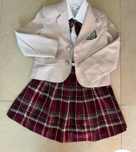 全新  学院风套装  女童校服  三件套 ...