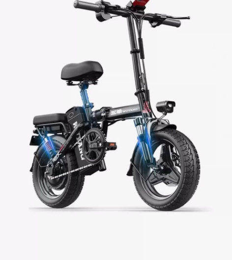 五羊折叠电动自行车锂电池超轻代驾便携代步车...