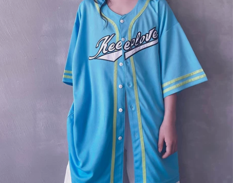 冷大娘定制 男女儿童薄款棒球开衫嘻哈街舞表...