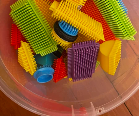 澳贝鬃毛梳子积木儿童益智玩具3-6岁，拼装...