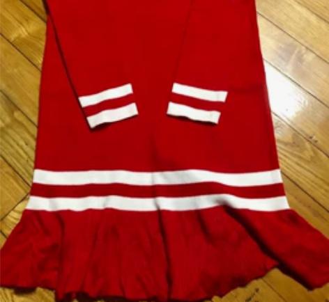 春秋装毛衣裙长袖针织连衣裙荷叶边裙宽松  ...