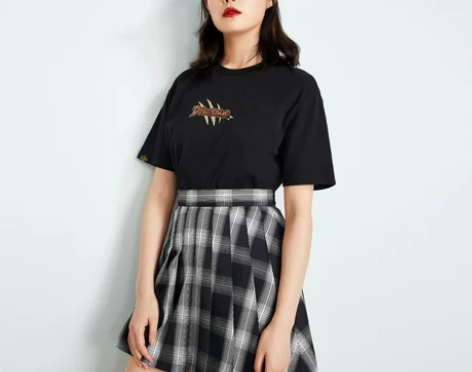 【狂暑价】高腰半身裙A字裙2018春夏装新...