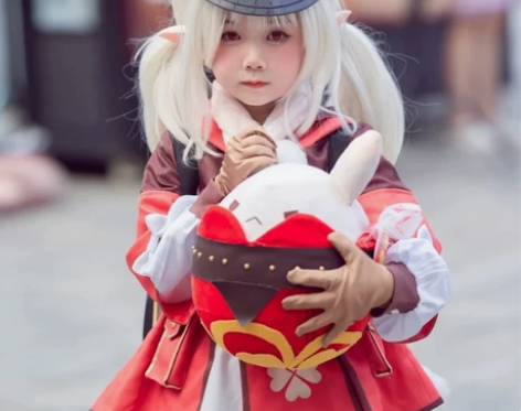 原神可莉cos服 儿童cosplay服装女...