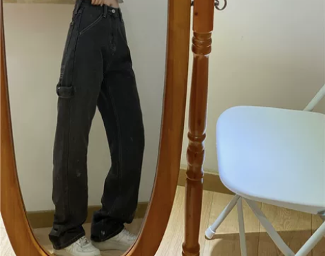 鬼马少女夏季韩版ins复古BM同款宽松高腰...