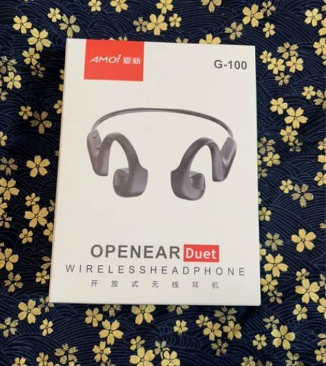 夏新开放式无线耳机全新 公司打卡发的