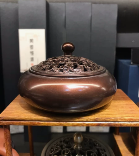 实体店铺不干了,处理一批纯铜香炉室内熏香炉...