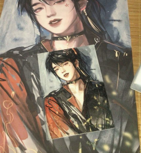 贺峻霖挂画无框画 刘耀文never挂画无框...