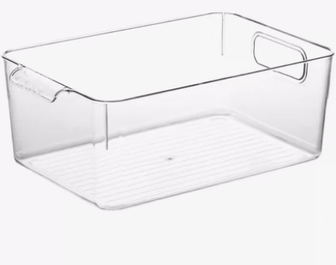 【低价处理】厨房冰箱专用收纳盒带手柄保鲜盒...