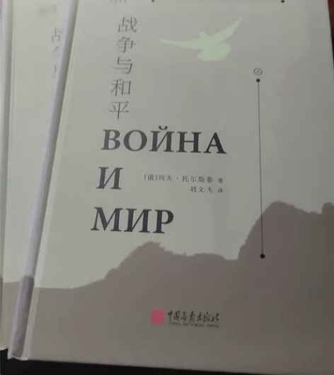 战争与和平 上下册， 缩减版的 没怎么翻过...