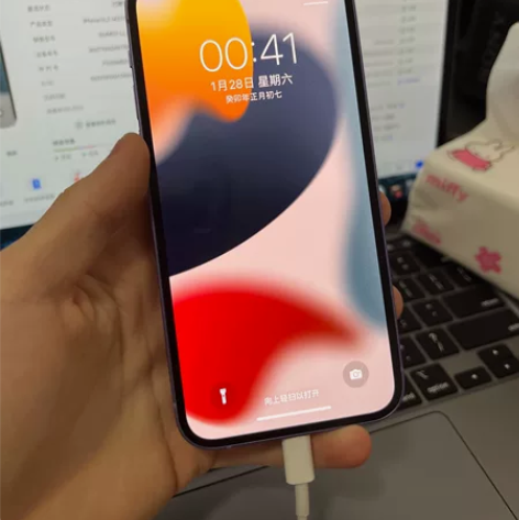 iPhone 12 紫色 极品充新99新!...