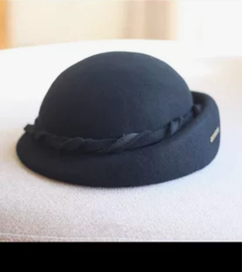 秋冬日系复古休闲羊毛呢贝蕾帽画家帽时装毡帽...