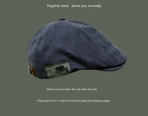 外贸货，全新日系街头潮牌贴布标贝雷帽 美式...