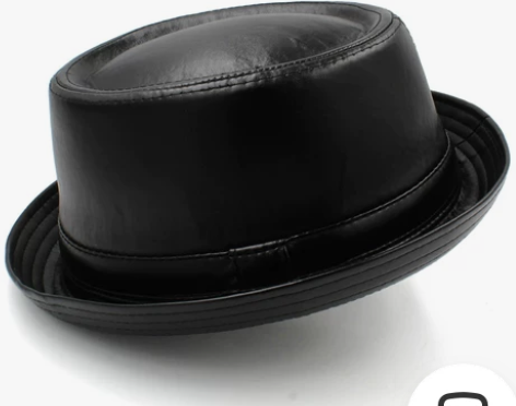 复古爵士毛呢皮帽子欧美街头秋冬青中老年凹凸...