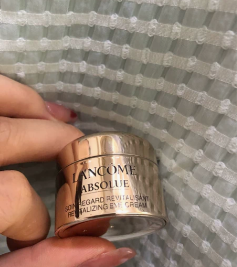 闲置，兰蔻菁纯眼霜5ml滋润玻色因淡化细纹...