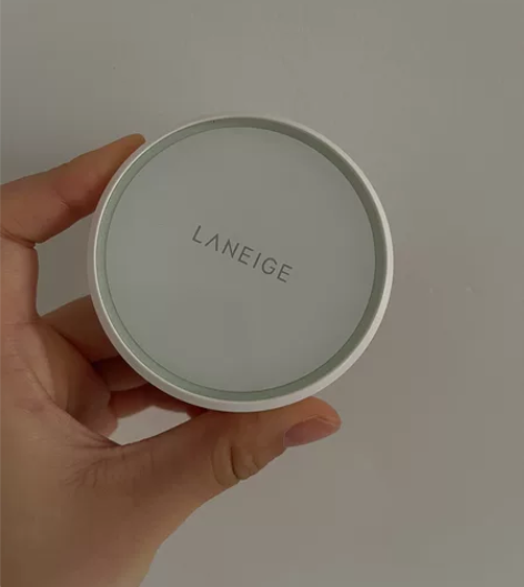 兰芝绿色隔离气垫,囤多了 代购买入,保真拆...