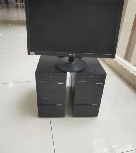 华硕台式机电脑，华硕品牌机，带22寸显示器...