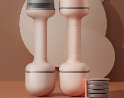 哑铃女士健身家用可调节重量小哑铃运动器材练...