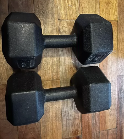 哑铃 每只7.5kg（15斤）共两只 3k...