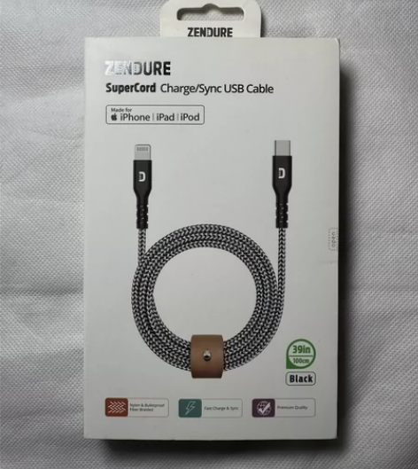 Zendure征拓苹果充电线pd快充数据线...