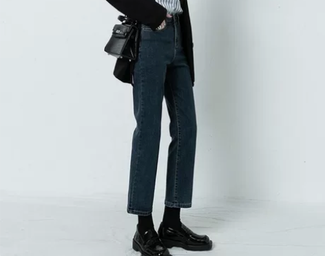 加绒牛仔裤就藏蓝色 冬季厚款 买了2条一模...