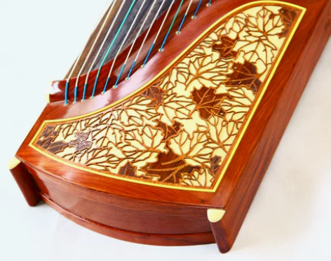 敦煌牌古筝694M-HF渔舟唱晚红枫耀眼 ...