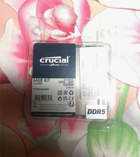 三星笔记本内存ddr5 4800 8g*2...