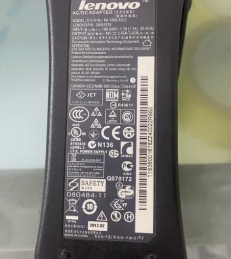 联想电脑电源线19v3.42a 感兴趣的话...