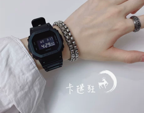 CASIO卡西欧gshock手表方块男女电...