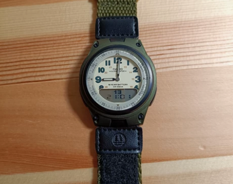 卡西欧casio走针数字模拟双显,电池能维...