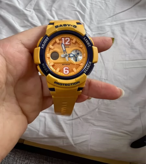 包邮出卡西欧baby-G运动手表  黄色 ...