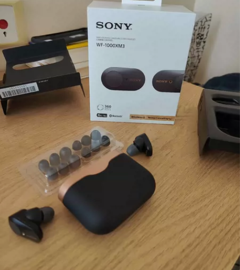 闲置索尼三代WF－1000XM3蓝牙降噪耳...