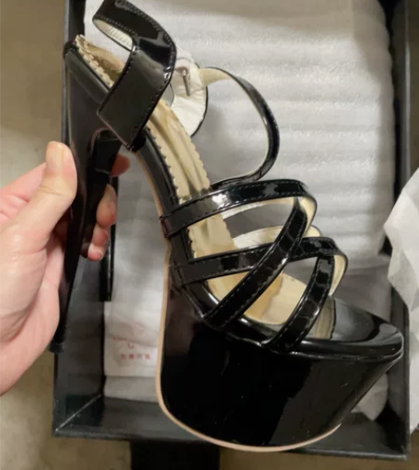 34码凉鞋单鞋合集图 超高跟防水台 超高跟...