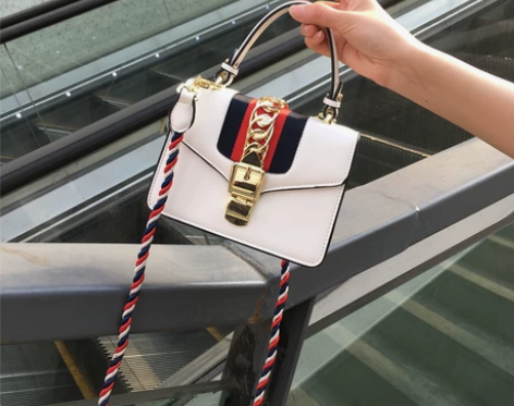 早春新款撞色小方包欧美时尚手提女包单肩斜跨...